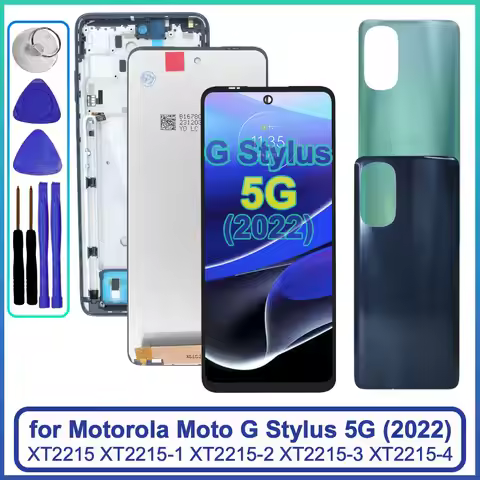 New LCD for Motorola Moto G Stylus 5G 2022 LCD Display Touch Screen Digitizer Assembly for Moto G St