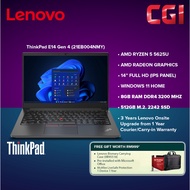 Lenovo Thinkpad E14 Gen 4 (14"/AMD Ryzen 5-5625U/8GB 512GB/W11H) 21EB004NMY