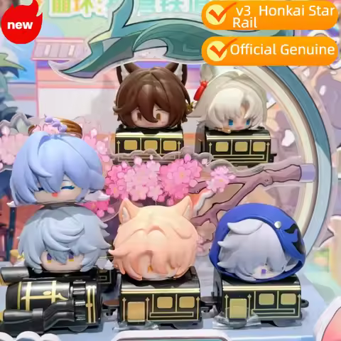 Mihoyo V3 Official Honkai Star Rail Stackable Figures Blind Box Trendy Desktop Decoration Gift Figur