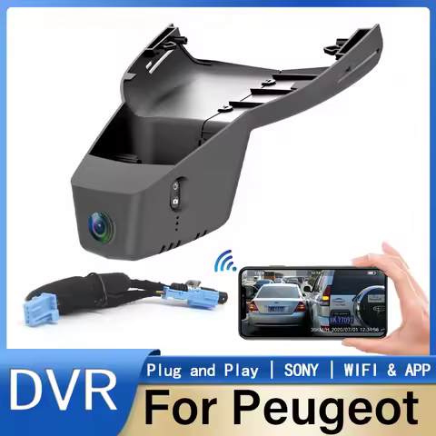 Plug and Play Dash Cam Camera For Peugeot 308 2022-2024,Dashcam For Citroen C5 X C5X 2023 2022,4K OE