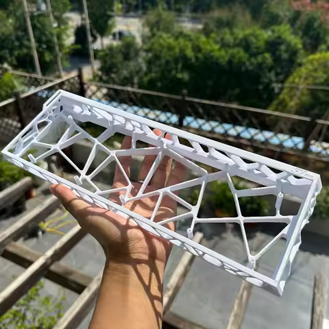 68 Hollow Out Keyboard Shell PLA Case with Ribbon Trim for Mad68 MCHOSE Ace68 Fire68 Ace68 Atk68 Mec