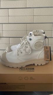 （全新）PALLADIUM RCYCL LT+WP+Z 輕量拉鍊防水靴 白色