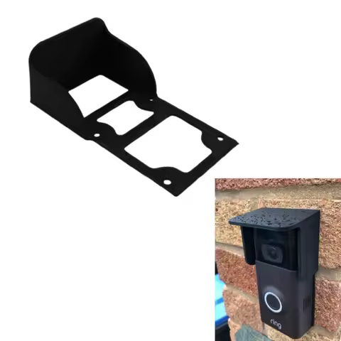 Ring Doorbell Cover Doorbell Button Reader Sun Shell Waterproof Guard Cover Rainproof Case Plastic R