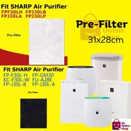 Sharp Air purifier pre- filter FZF30HFE SHARP FZ-F30HFE FP-F30 FP-GM30 KC-F30 FP-J30-A/B FP-30L-H FPJ30LA FU-Y28