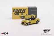 現貨 MINI GT 406 Bentley Mulliner Bacalar Yellow Flame LHD