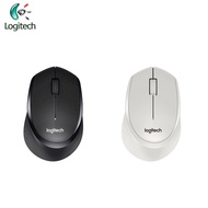 เมาส์เกมมิ่ง Logitech M330 Wireless Mouse 2.4Ghz with  Black / White for PC Game Office Mouse for Windows 10/8/7 Mac OS เมาส์เกมมิ่ง Black