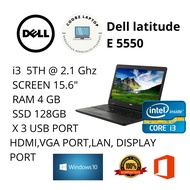 Dell latitude E5550/i3-5TH/RAM 4GB/SSD 128GB