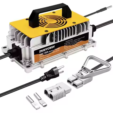 24V 30A Forklift Battery Charger, 24V 30A Smart Trickle Charger, 24 Volt Battery Charger for Lead-Ac