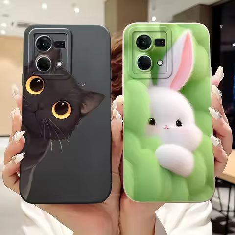 For OPPO Reno8 4G (CPH2457) / Reno7 4G (CPH2363) Cute New Design Phone Case For Oppo Reno 7 8 4G Sof