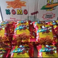 KOMO CIKI  1 DUS = 40 PCS  CHIKI KOMO / SNACK  BERHADIAH jika beruntung / Snack rasa  jagung bakar  