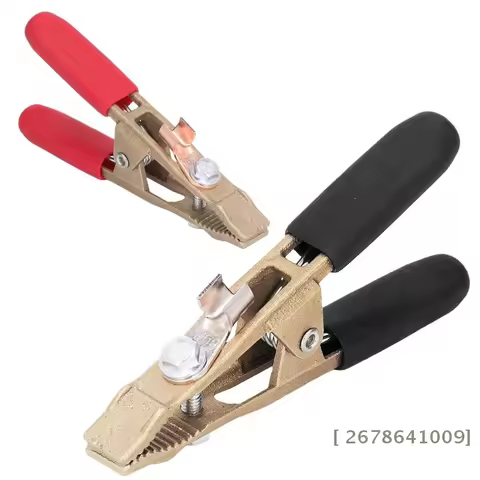 ❀1Pcs 260A Brass Grounding Work Clamp Electric Argon Arc Welding Pliers A Shape Earth Wire Clamp Gro