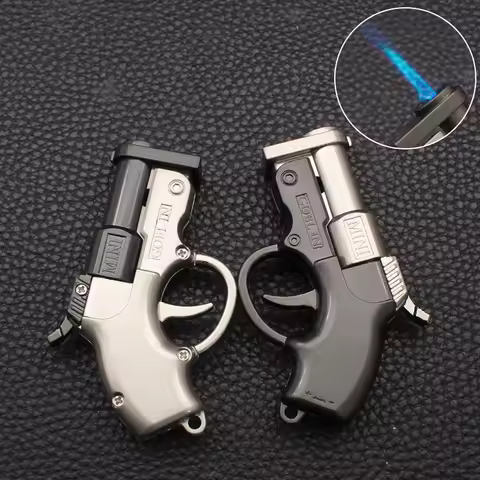 Mini Windproof Metal Direct Inflation Cigarette Lighter, Cigarette Accessories, Men's Gift Lighters