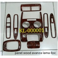 Panel Wood Dashboard Panel Motif Kayu Avanza Lama isi 8pcs diskon