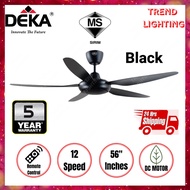 DEKA Ceiling Fan 56" 12 Speeds DC Motor Kipas Siling DDC21 | DDC21L DC Fan LED Light | F5P 3 Speeds 