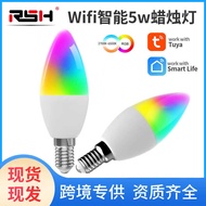 Smart Graffiti wifi Candle Light E14 Smart APP Remote Control LED Bulb e26 Bulb e27 Downlight