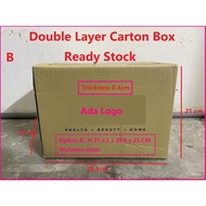 Recycle carton Box Packaging Courier Box Kotak Karton Kotak Courier