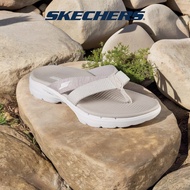 Skechers Women On-The-GO GOwalk 6 Poise Walking Sandals - 141010-NTMT Kasut Slipar Slipper, Casual, 