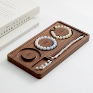 Black Walnut Beaded Design Board Bracelet Necklace Beaded Solid Wood Tray Loose Beads Handmade Beade