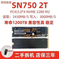 WD/西部數據 WDS500G3X0C SN750 1T 2T游戲黑盤固態 m.2/nvme拆機