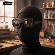 CHiWANji Auto-Darkening Joining Glasses Slim-Line Joining Glasses with Light Sensor Eyewear /IR Prot