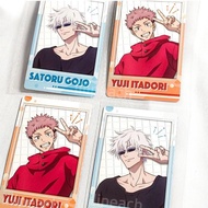 Gojo Satoru Acrylic Card Itadori Yuji Transparent Cards Group Photo Card Collection JJK Anime Goods 