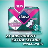 Libresse Daily V - extra secure 19cm with wings