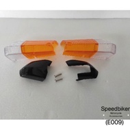 HONDA EX5 DREAM FRONT SIGNAL COVER SET (ORANGE)