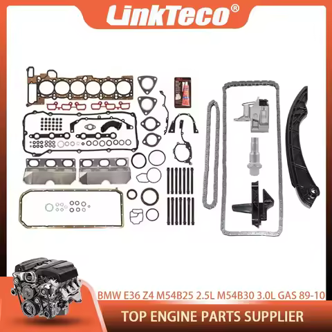 Timing Chain Kit Head Gasket Set For BMW E36 E46 E53 E83 323i 325i 330Ci 520i 728i X3 X5 Z3 Z4 M54B2