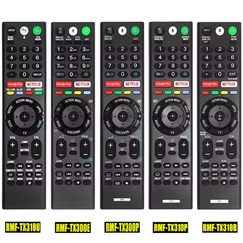 RMF-TX300E TX310B TX310U TX310P TX300P Bluetooth Voice Microphone Remote Control for Sony 4K Smart L