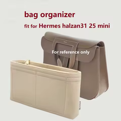 【Only Sale Inner Bag 】Bag Organizer Insert For HERMES Halzan 31 25 Mini Organiser Divider Shaper Pro