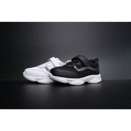 Fufa Shoes [Fufa Brand] Metallic Edge Strip Children Casual Shoes-White/Black-33AU60