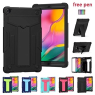 For Samsung Galaxy Tab A 10.1 2019 SM-T510 T515 Heavy Duty Hybrid Stand Hard Case Cover + Pencil Slot Shockproof