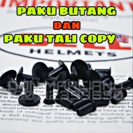 Button Helmet + Paku Ribet Button Visor dan Paku Tali Copy USA untuk Vintage Bell Helmet USA