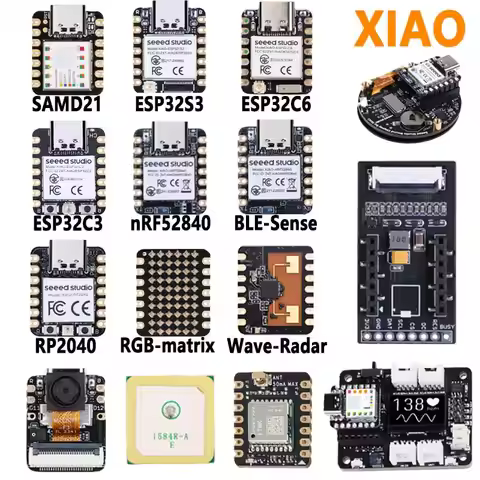 XIAO Series ESP32C3 C6 S3/Raspberry Pi RP2040 PICO/nRF52840-BLE/SAMD21 For Arduino