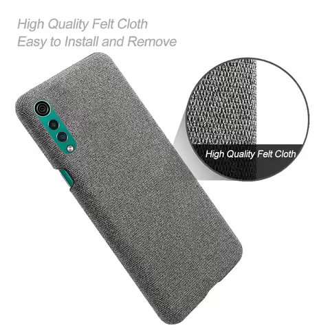 Anti-slip Ultra Thin Fabric Cloth Case For LG Velvet 5G Phone Cover For LG Velvet LM-G910EMW For LG 