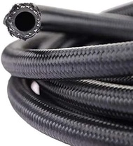10FT 6AN Braided Fuel Line Hose -6AN Nylon Braided for 3/8" Tube Size