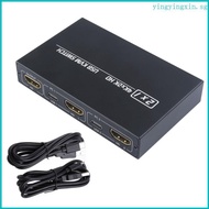 YIN HDTV KVM Switcher 2Port USB Selectors 4K 30Hz Video Resolution for Computer Room Use 3840x2160 3