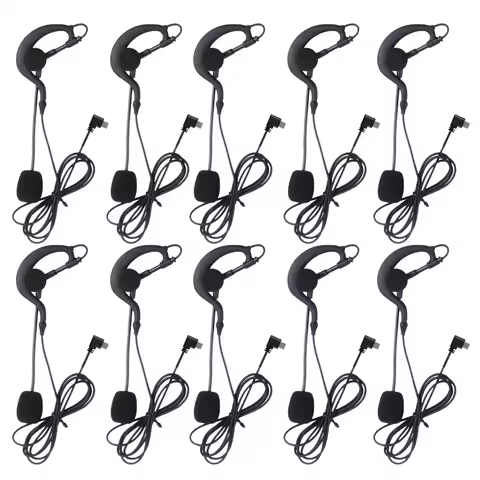 10/4/1 Pcs Type-C Interface Football Referee Intercom Headset for Vnetphon EJEAS V4/V6C Full Duplex 
