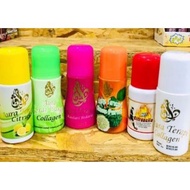 PINK KASTURI THERAPY AURA GOLD LOGO THERAPY AURA OIL THERAPY HEAD PAIN OIL WIND ROLL ON AURA THERAPY