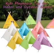 Space-saving Kids Tent Children Play Tent Foldable Kids Playhouse Tent Easy Assembly Triangular Toy Tent for Girls and Boys Small Size Fun Indoor Playtime