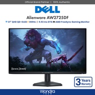 Dell AW2725DF | 27" QHD | 360Hz | 0.03 ms GTG | QD-OLED | AMD FreeSync | Gaming Monitor