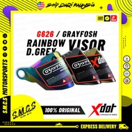 XDOT G626A Helmet Visor Rainbow/Smoke/Black Tinted | Visor Helmet XDOT G626A | XDOT G626A 头盔护目镜