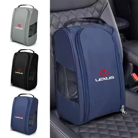 Car Emblem Storage Bag Portable Sneaker Organizer Accessories For Lexus LS IS350 ES300h ES300 IS250 
