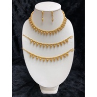 jenaomshop Vintage jewelryชุดไทยชุดแต่งงานโบราณสร้อยคอลูกปัด