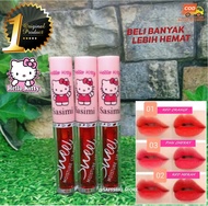Termurah !! Liptint Sasimi HELLO KITTY Original / Lip Gloss Sasimi HELLO KITTY / Lipstik Lipcream Li