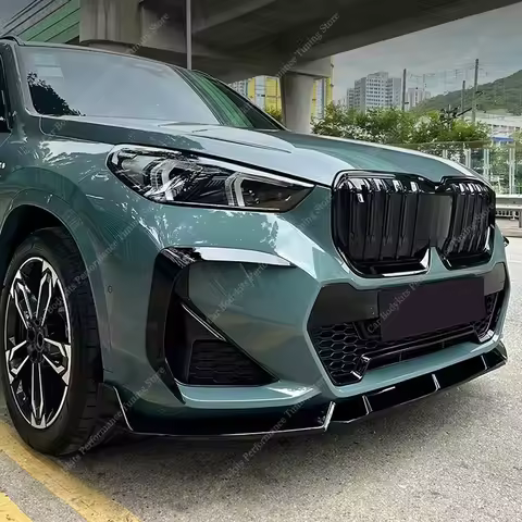 For Bmw X1 iX1 U11 Performance Style Front Bumper Splitter Lip Spoiler Diffuser X1 30e 25i 20i 23i i
