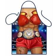 Women Kitchen BBQ Party Aprons Funny Novelty Super Hero Man Aprons Dinner Party Cooking Apron Cuisin