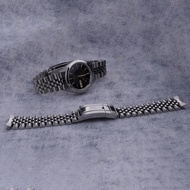For Orient Tri Star FAB00006B9 19mm Watchband 316L Stainless Silver Jubilee Watch Band Strap Silver 