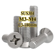 Flat Head bolt / Phillips Countersunk Flathead Bolt / Machine Bolt SUS304  M3/M3.5/M4 (YDD-LD-MY1)