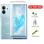 ส่งจากไทย ฟิล์มกระจกนิรภัย ฟิล์มกันรอยหน้าจอ แบบโค้ง Vivo V29 5G Vivo V 29 5G 2023 ฟิล์มกระจกกันรอย 